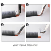 Genielash AS09 eyelash extension tweezers professional volume individual eyelashes tweezers stainless steel lash tweezers